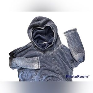 Lightweight Acid Wash Hooded Shirt